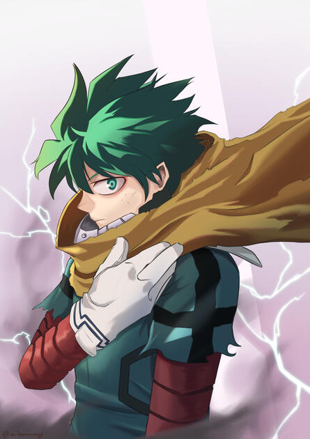 Deku Fan Illustration