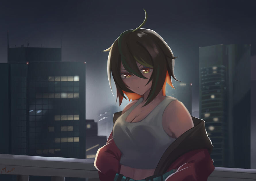 Vtuber OC Illustration